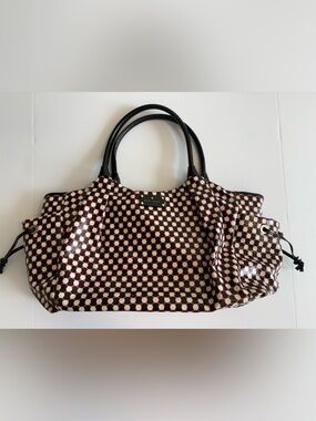 Kate Spade Dundee Drive Stevie Bag Tote Black & Pink